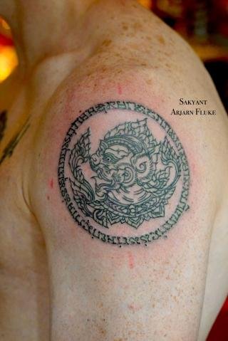 Sakyant Arjarn Fluke | sak yant, sak yant tattoo, sak yant bangkok, sak yant designs, sak yant meaning