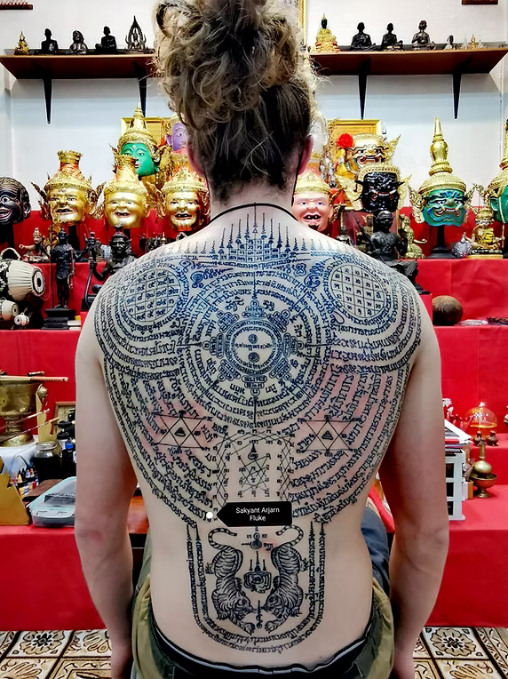 Sakyant Arjarn Fluke | sak yant, sak yant tattoo, sak yant bangkok