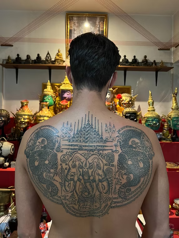 Sakyant Arjarn Fluke | sak yant, sak yant tattoo, sak yant bangkok