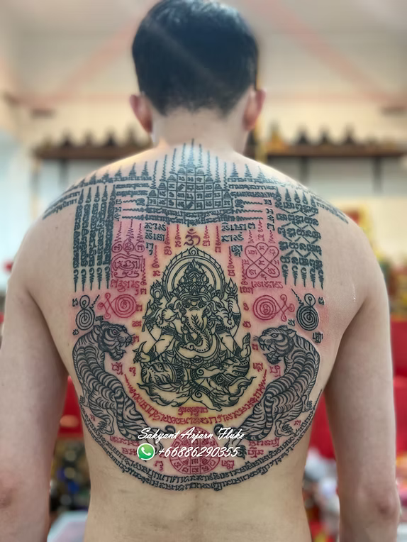 Sakyant Arjarn Fluke | sak yant, sak yant tattoo, sak yant bangkok, sak yant designs, sak yant meaning