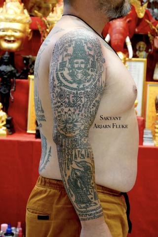 Sakyant Arjarn Fluke | sak yant, sak yant tattoo, sak yant bangkok