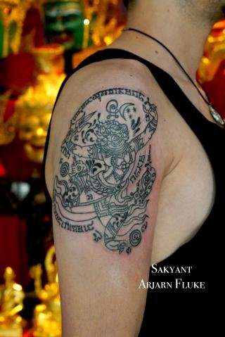 Sakyant Arjarn Fluke | sak yant, sak yant tattoo, sak yant bangkok, sak yant designs, sak yant meaning