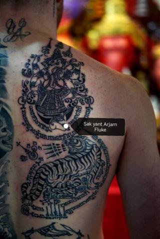 Sakyant Arjarn Fluke | sak yant, sak yant tattoo, sak yant bangkok, sak yant designs, sak yant meaning