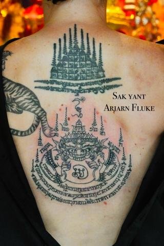 Sakyant Arjarn Fluke | sak yant, sak yant tattoo, sak yant bangkok, sak yant designs, sak yant meaning