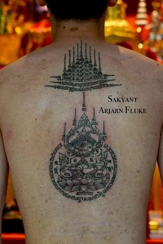 Sakyant Arjarn Fluke | sak yant, sak yant tattoo, sak yant bangkok, sak yant designs, sak yant meaning