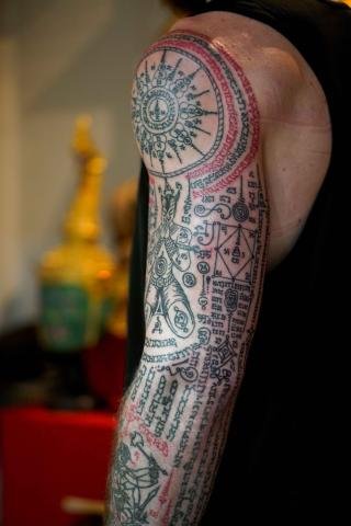 Sakyant Arjarn Fluke | sak yant, sak yant tattoo, sak yant bangkok, sak yant designs, sak yant meaning