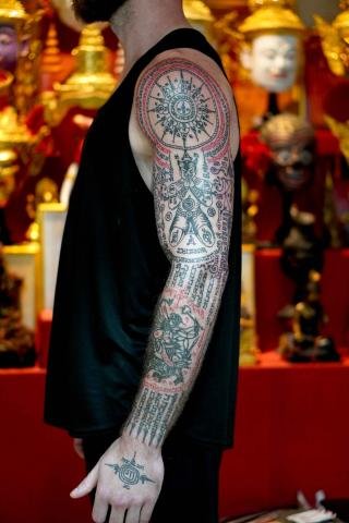 Sakyant Arjarn Fluke | sak yant, sak yant tattoo, sak yant bangkok