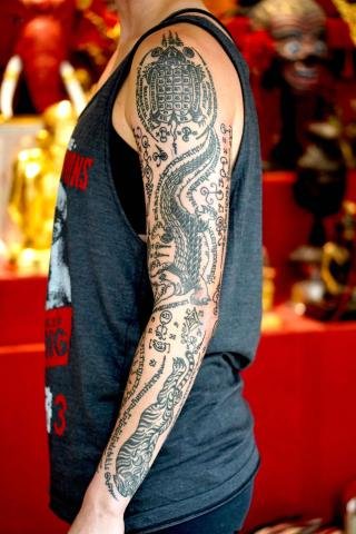 Sakyant Arjarn Fluke | sak yant, sak yant tattoo, sak yant bangkok