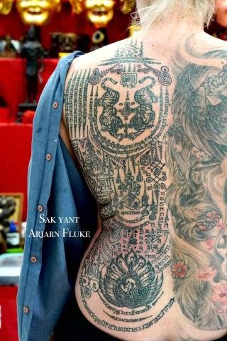 Sakyant Arjarn Fluke | sak yant, sak yant tattoo, sak yant bangkok