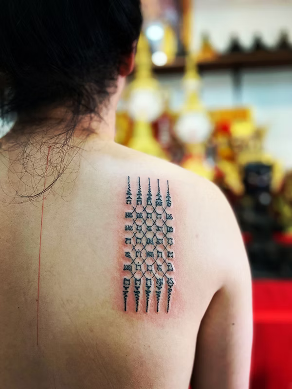 Sakyant Arjarn Fluke | sak yant meaning, Chat petch meaning, sak yant, sak yant tattoo