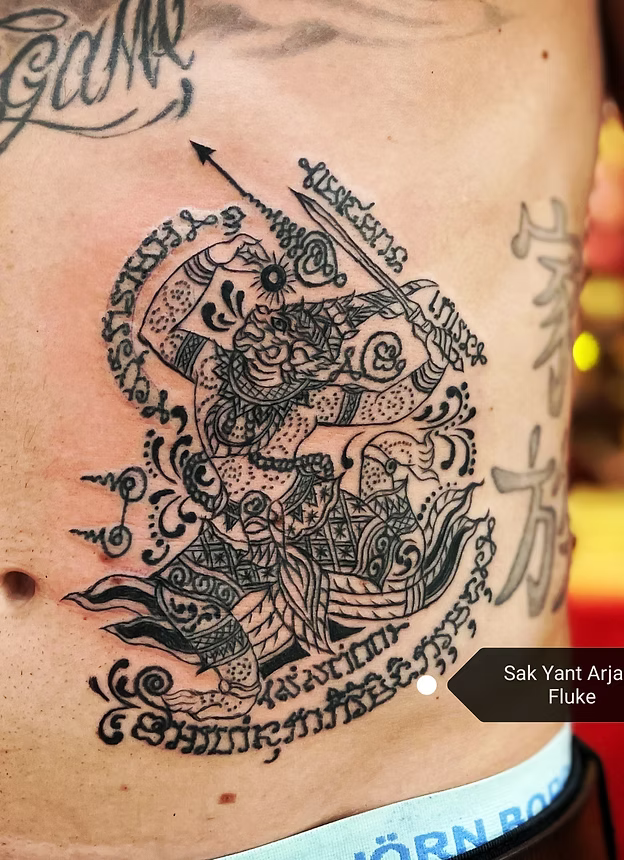 Sakyant Arjarn Fluke | sak yant meaning, Phali meaning, sak yant, sak yant tattoo